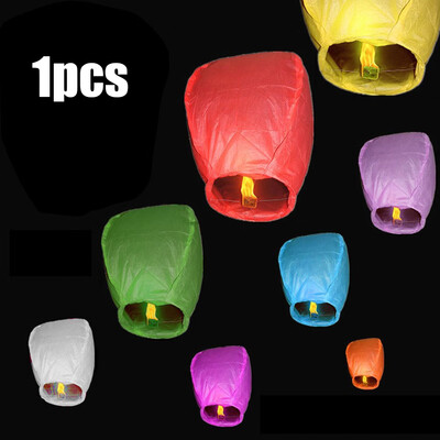 

Flame-retardant Paper Holiday Lantern Safe&Convenient New Years Day Blessing Lamp Festival Kongming Lanterns