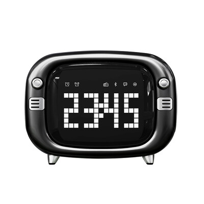 

Sony Ericsson soaiy s-86AI intelligent stereo Bluetooth speaker home subwoofer mini alarm clock audio outdoor portable card player FM radio elegant black