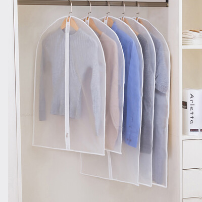 

Dome recalls 5 sets of dust cover clothes dust cover hanging clothes dust bag thick hanging clothes bag home coat hood bag suit set 3 large 2