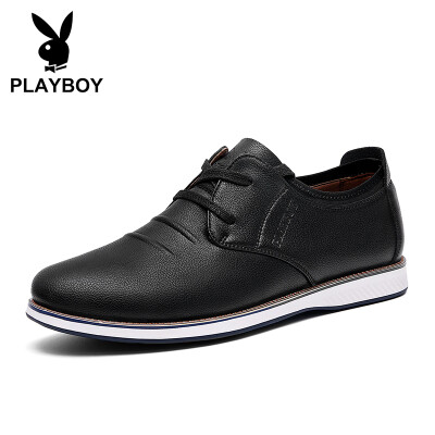 

Playboy PLAYBOY British fashion low to help business casual shoes mens lightweight wild DS81023 black 40