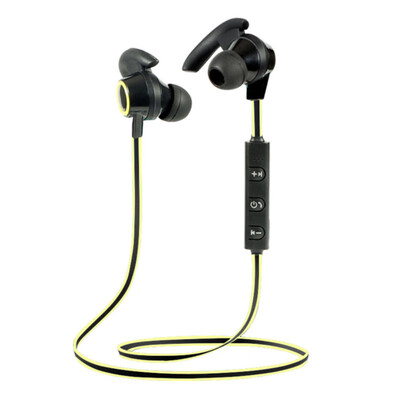 

HAAYOT Sports Sweatproof Neckband Earphone Running Biking Wireless Bluetooth Headset Headsfree Stereo Sound Headphone With Mic