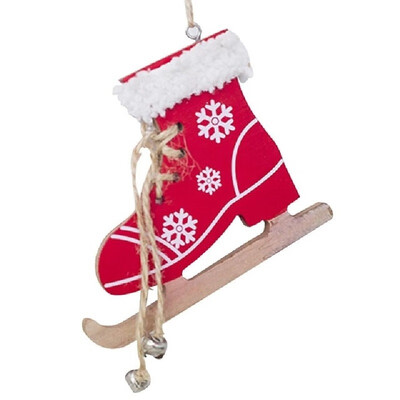 

YEDUO Christmas Tree Innovative Skates Ski Shoes Pendant Christmas Present Christmas Decoration