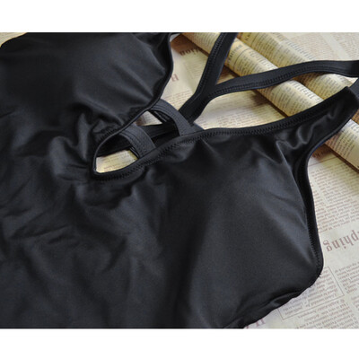 

Sexy Women Swimsuit Deep V Neck Hollow Out Swimwear Beach Playsuit Jumpsuit Rompers Black