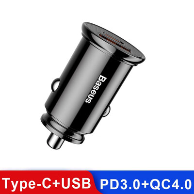 

Baseus 30W Quick Charge 40 Car Charger For iPhone Samsung AFC Huawei SCP FCP USB Type C PD 30 Fast Charging Car Phone Charger
