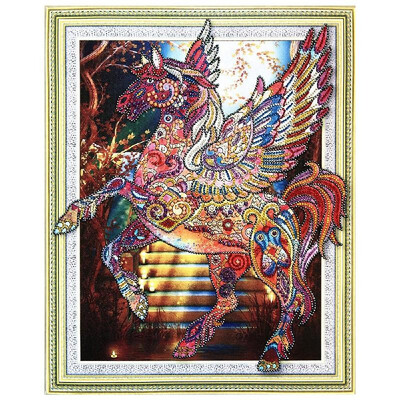 

DIY 5D Diamond Painting Embroidery Cross Stitch Horse Animal Home Decor Rhinestone Mosaic Needlework NO6 Specifications 3040