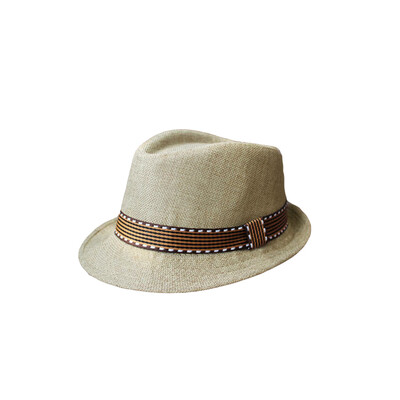 

New Fashion Kids Boy Girl Unisex Fedora Hat Contrast Trim Cool Jazz Hat Trilby Cap Chapeau