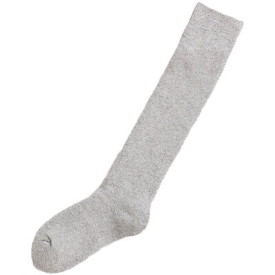 

LifeWheel Men & Women Knee High Cotton Long Dress Crew Terry Socks For Student Thick Autumn Winter Business Casual