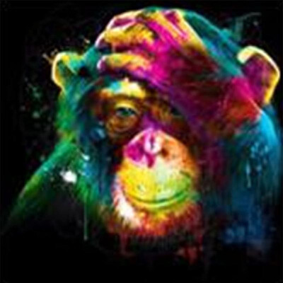 

Diamond Painting Embroidery Cross Stitch Full Mosaic DIY Kit Orangutan Cartoon Animal Rhinestone Home Decor