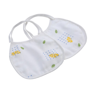 

2 Pack Baby Bibs 100 Organic Muslin Cotton Drooling Teething Feeding Bibs Soft Absorbent For Newborn Infant