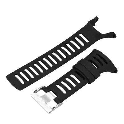 

Outdoor Waterproof Rubber Watch Band Mens Watch-strap Steel Buckle with Screwdriver for Suunto Ambit 123