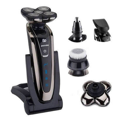 

Wetdry 5D Shaver For Men Electric Shaver Electric Razor Rechargeable body shaving machine waterproof beard shaver cleaning