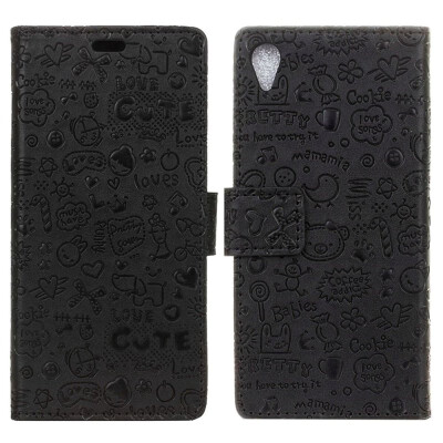 

MOONCASE ASUS Zenfone Lite L1 ZA551kL Little Witch Leather Case - Black