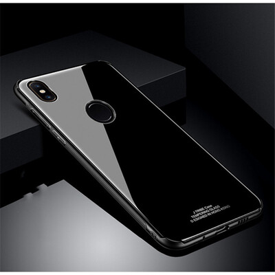 

Goowiiz Phone Case For Xiaomi Redmi 66 Pro6AS2Y2A2 Lite Luxury Fashion Tempered Glass Slim Cover Soft edge Anti fall