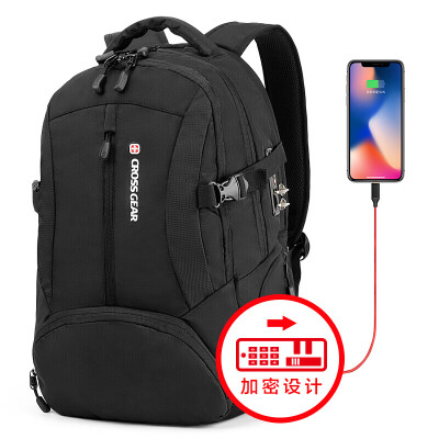 

CROSSGEAR encryption anti-theft men&women shoulder travel bag leisure sports training package water-proof luggage large capacity fitness bag travel travel backpack CR-9007I black