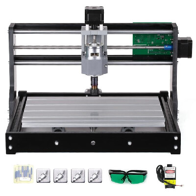 

CNC3018 DIY CNC Router Kit 2-in-1 Mini Laser Engraving Machine GRBL Control 3 Axis for PCB PVC Plastic Acrylic Wood Carving Millin