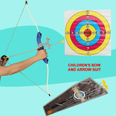 

118 Archery Shooting Bow&Arrow for Kids Outdoor Hunting Game Suction Cup Arrows Target Quiver Outdoor Garden Fun Game
