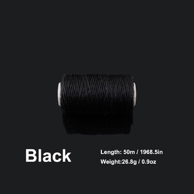 

10mm 50 Meters Long Flat Waxed Thread Waxed String for Leather Sewing