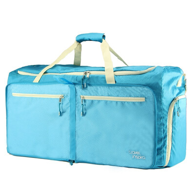 

Travel Inspira 85L Foldable Travel Duffel Bag Luggage Sports Gym Water Resistant Nylon