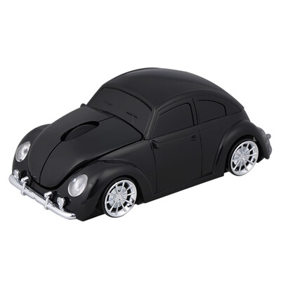 

24G Wireless Car Mouse USB Computer Mice Car Shape 1000 DPI with LED Light Receiver for PC Laptop Blue