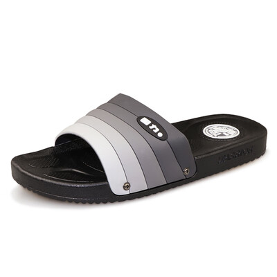 

Warrior Home Indoor Bathroom Beach Bathing Slippers Male 3333-11 Black 41