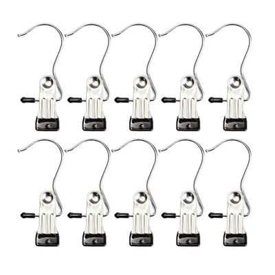 

UpperX 20 Metal Coat Hangers Single Clip Scarf Belt Glove Shoe Garment Clothes Hanger