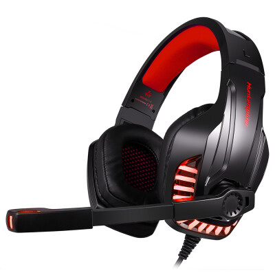 

Hunterspider V-6 Stereo Gaming Headset Over-Ear Wired Headphones for Laptop Mac PC PS4 Xbox One Nintendo Switch with Mic LED Light