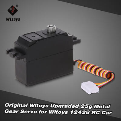 

Original Wltoys Upgraded 25g Metal Gear Servo for Wltoys 12428 RC Car