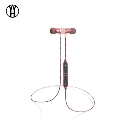 

WH BT22 magnetic wireless Bluetooth earphone sports Bluetooth phone BT-22 magnetic for xiaomi samsung huawei iphone