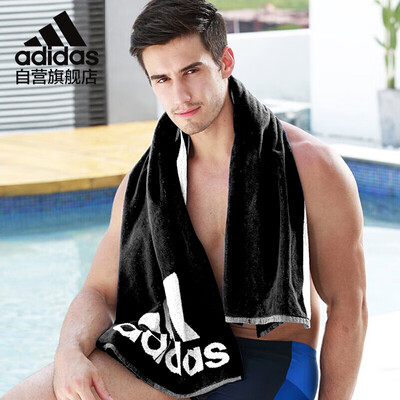 

Adidas adidas bath towel swimming fitness sports towel skin-friendly comfortable quick-drying portable beach towel black AB8008
