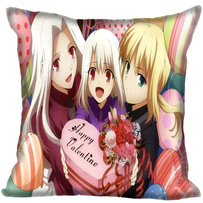 

Custom Fairy Tail Pillowcase Bedroom Home Office Decorative Pillow Cover Square Zipper Wedding Decorative Cushion Covers
