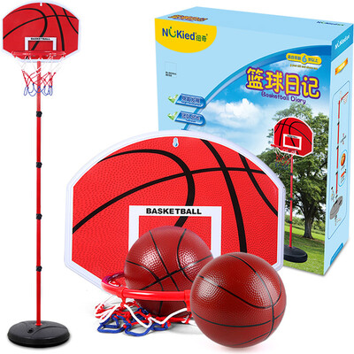 

Nukied childrens toy basketball hoop 21 meters hardcore ball basket indoor outdoor basketball bar adjustable height baby shooting boy toy gift box