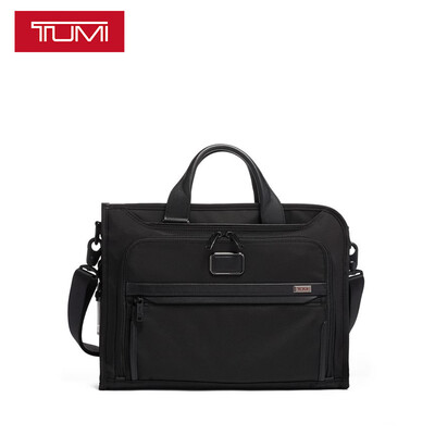 

TUMI way Alpha series mens briefcase computer bag 02603110D3 black