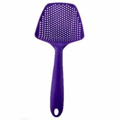 

1PC Kitchen Accessories Gadgets Nylon Strainer Scoop Colander Drain Veggies Water Scoop Gadget Cooking Tools Black