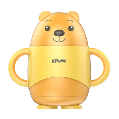 

Sakura Shu Enssu stainless steel drinking cup sippy cup anti-scalding baby water cup children cup mug ES3106