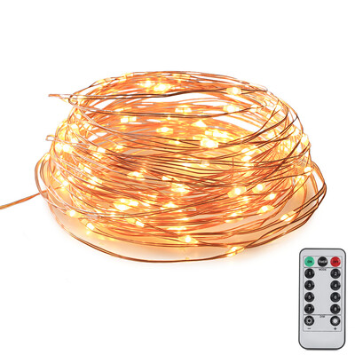 

VCT - SLC - 030 100 LEDs Fairy Copper String Light with 8 Modes Remote Control