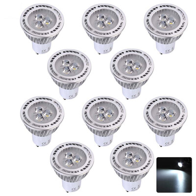 

YWXLight 10PCS GU10 3030SMD 3-LED Recessed Lighting LED Spotlight AC 85 - 265V