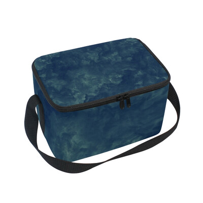

ALAZA Lunch Box Insulated Lunch Bag Large Cooler Tote Bag Navy Somg for Men Women Girls Boys