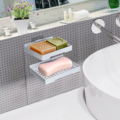 

Mengting soap box soap box frame no trace stickers free punching bathroom shelf 2 2 only 1412