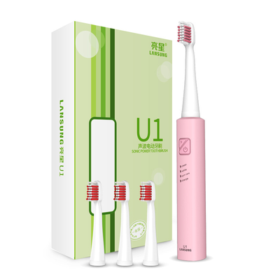 

Sonic electric toothbrush U1 soft hair brush head Inductive charging with USB fast charging safe waterproof Childrens gift