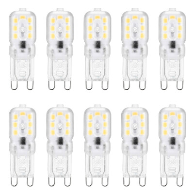 

Lightme 10PCS G9 AC 110V 2W SMD 2835 LED Bulb Light Energy Saving Lamp with 14 LEDs