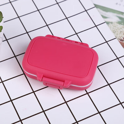 

Shouyou portable portable medicine box sub-package mini travel medicine moisture-proof sealed box storage JD-SY-19 red