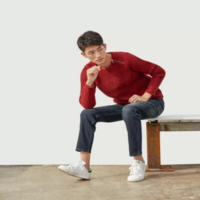 

Xiaomi Youpin Autumn Winter Warm Jeans for Men Coffee Carbon Men Jeans Trousers Fashion Cloth Pants 2019