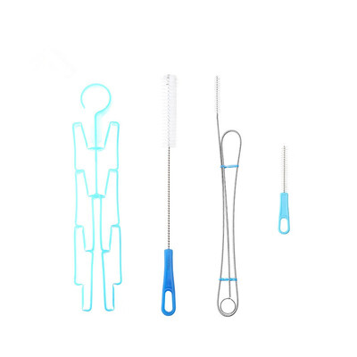 

Water Bag Cleaning Kit Hydration Water Bladder Bag Cleaning Tube Hose Sucker Brushes Drying Rack Set 4 Pcs