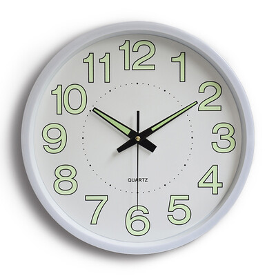 

12 inch Luminous Wall Quartz Clock Home Decorations