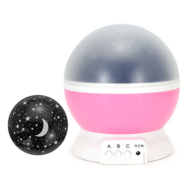 

Romantic Starry Sky Projector Light Bedroom Baby Sleeping Nightlight with Music Rechargeable Rotating Dreamlike Stars Moon Project