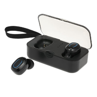 

Portable TWS Earphones True Wireless Bluetooth Headphones Bluetooth 50EDR In-ear Stereo Earbuds with Mic Charging Box