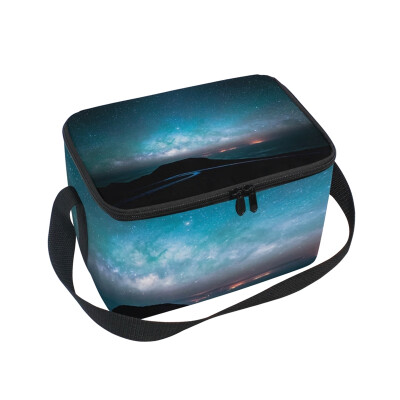 

ALAZA Lunch Box Beautiful Moonlight Insulated Lunch Bag Large Cooler Tote Bagfor Men Women