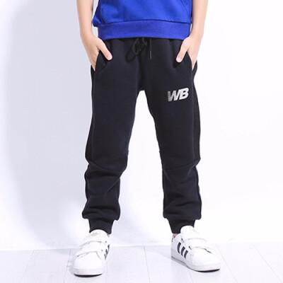 

Children with the boys trousers qiu dong 2018 installed double thickening TongBaoBao sports pants cuhk