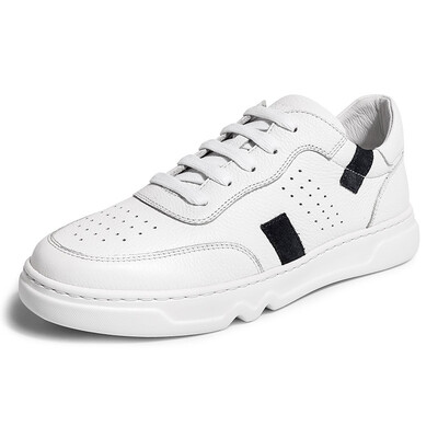 

Golf GOLF simple tie with small holes breathable comfort wrestling leather fashion outdoor mens casual sports shoes GM1809343 white 38