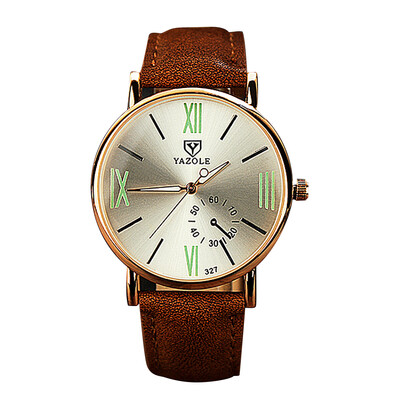 

YAZOLE 327 Watch Quartz Watch Roman Scale Student Leisure Luminous Pointer Man